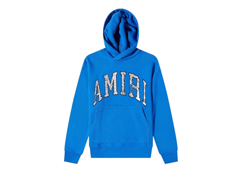 AMIRI Bandana Applique Hoodie Blue
