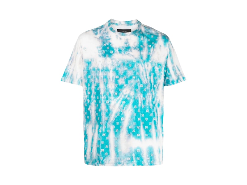 AMIRI Bandana Bleach Tee Teal