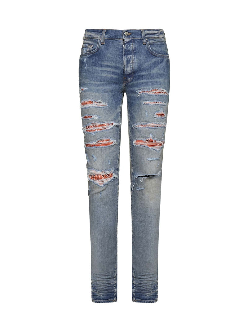 AMIRI Bandana Thrasher Jeans Blue