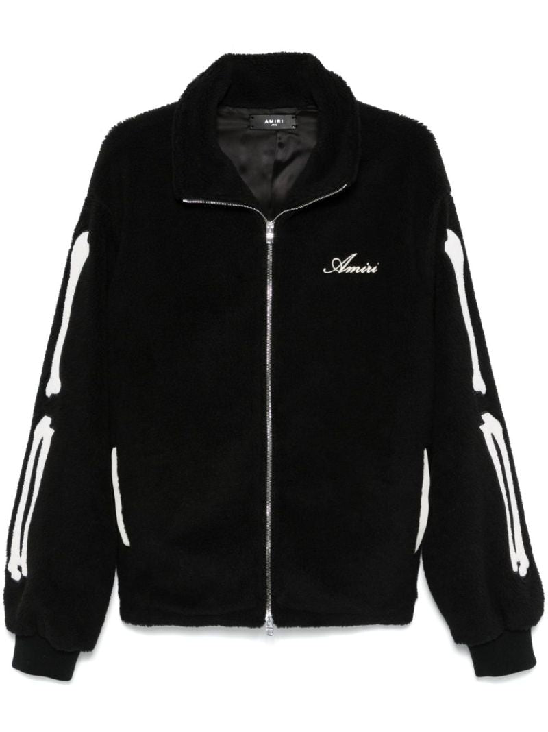 AMIRI Bones Fleece Jacket Black