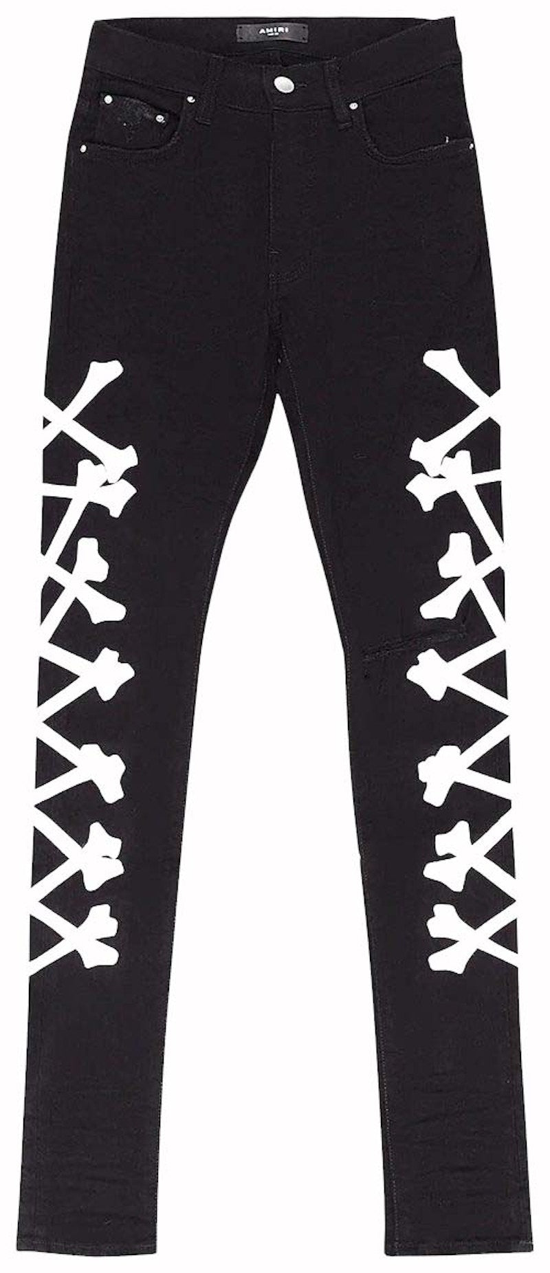 AMIRI Bones Jeans Black/Silver