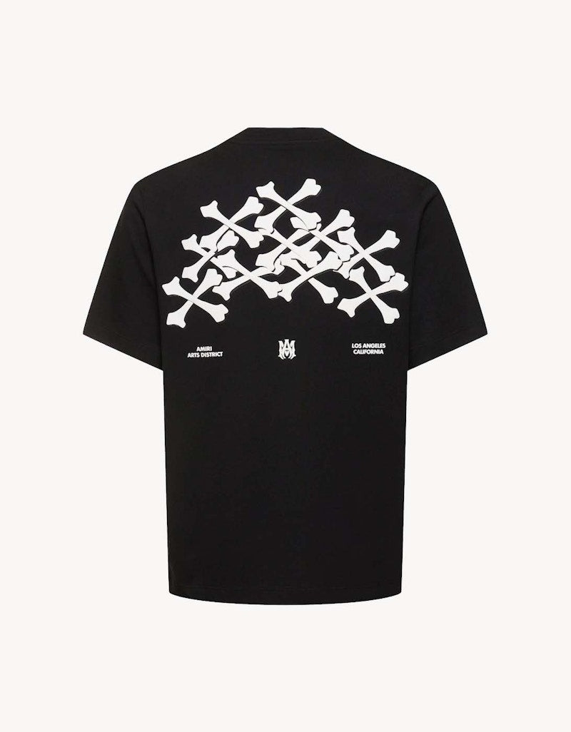 AMIRI Bones Stacked Tee Black