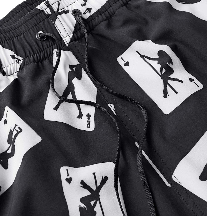 AMIRI Card Swim Shorts Black