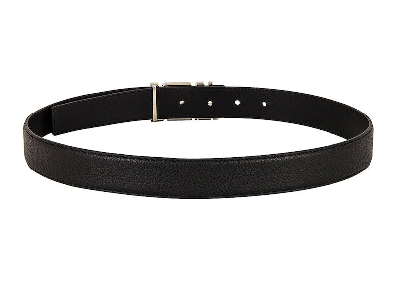 AMIRI Core Logo Buckle Belt Black/Black/Gold-tone
