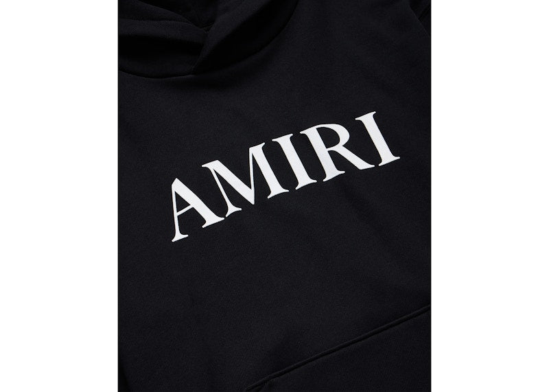 AMIRI Core Logo Hoodie Black/White