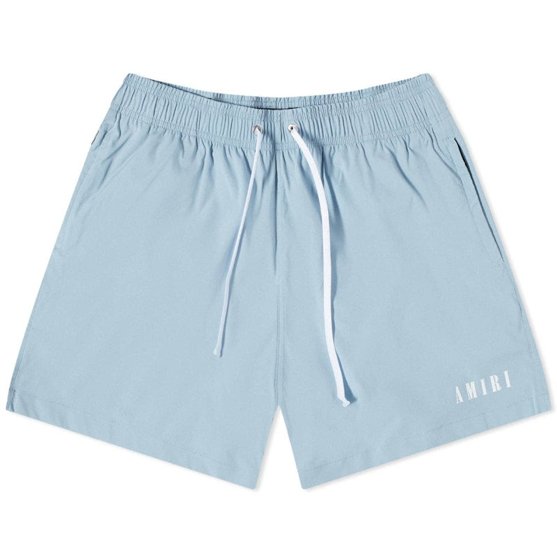 AMIRI Core Logo Swim Shorts Swim Shorts Dusty Blue