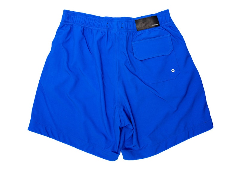 AMIRI Core Logo Swim Trunk Shorts Blue