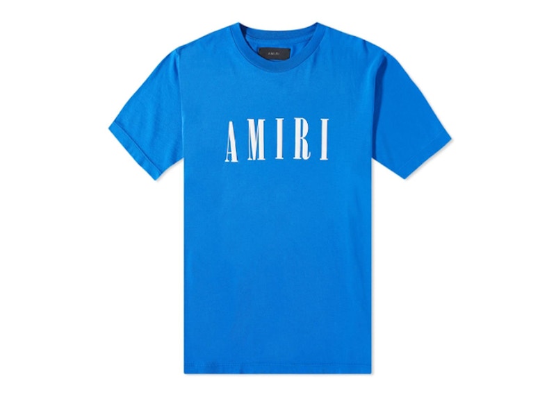 AMIRI Core Logo Tee Blue White