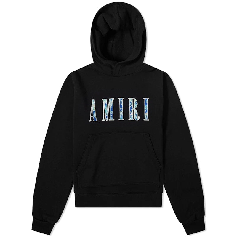 AMIRI Core Paisley Hoodie Black