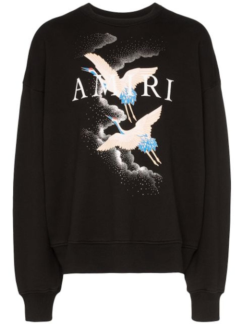 AMIRI Crane Crew Black