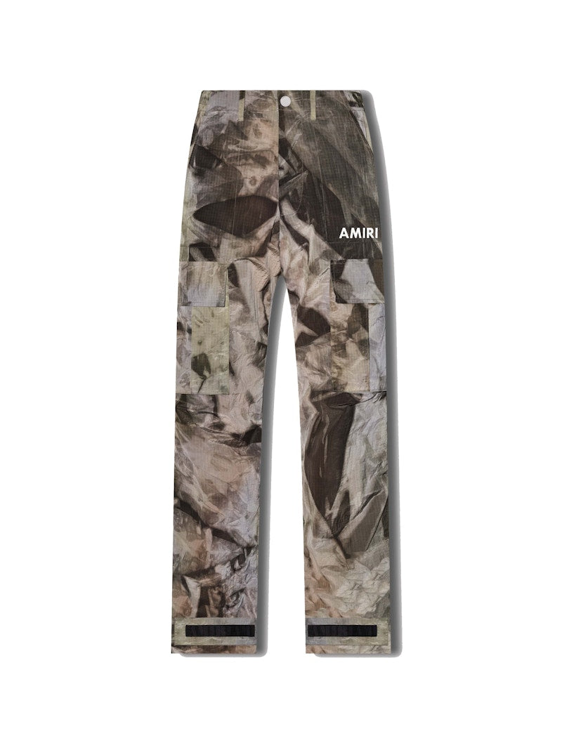 AMIRI Crinkle Nylon Pant Black