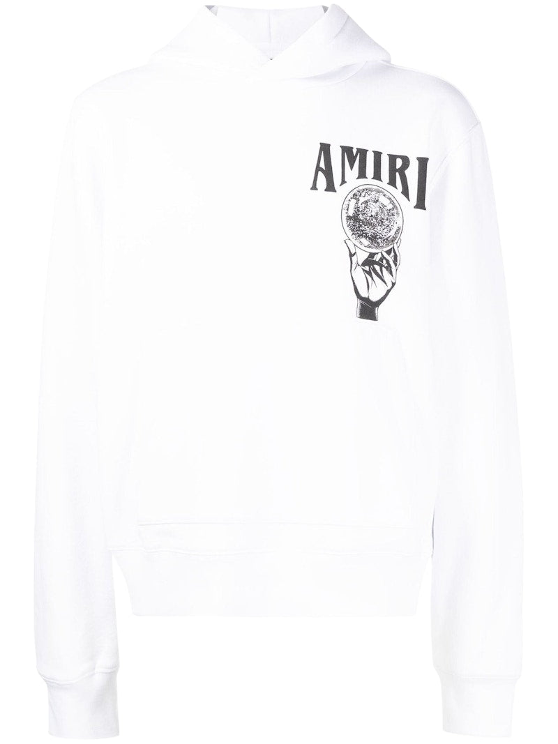 AMIRI Crystal Ball Hoodie White