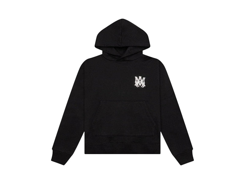 AMIRI Crystal Embellished MA Hoodie Black