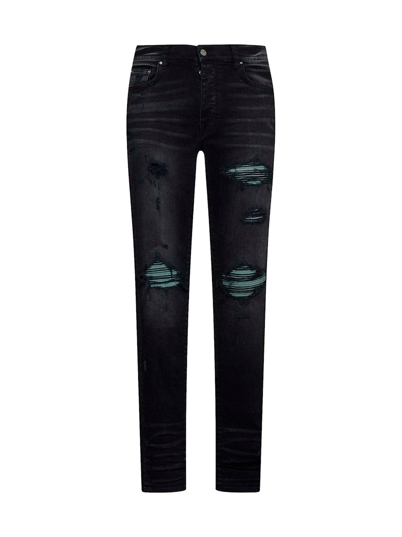 AMIRI Distressed Slim Fit Jeans Black