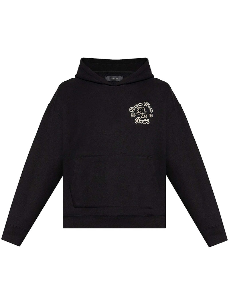 AMIRI Dream Team Oversized Hoodie Black
