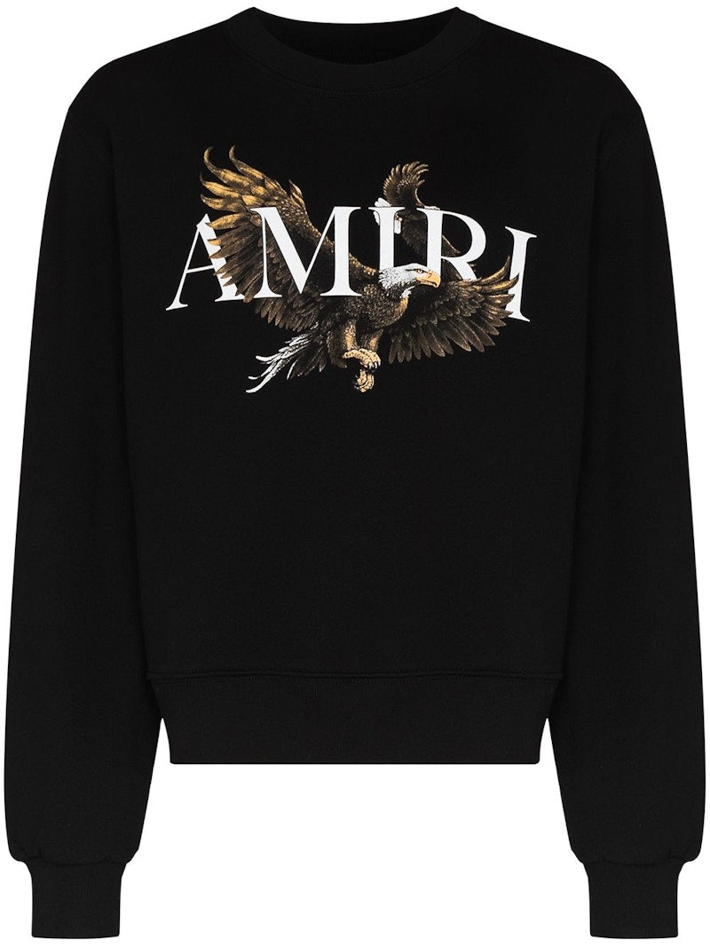 AMIRI Eagle Crew Black