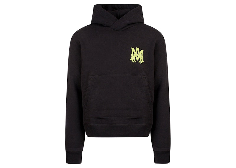 AMIRI Frontal Patch Cotton Sweatshirt Black