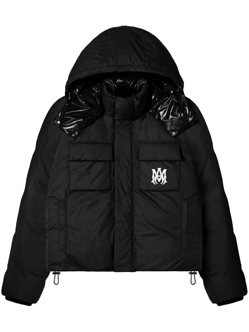 AMIRI Hooded Down Puffer Jacket Black