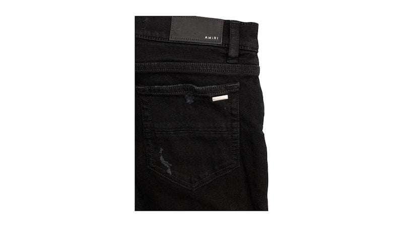 AMIRI Kids' Broken Jeans Black