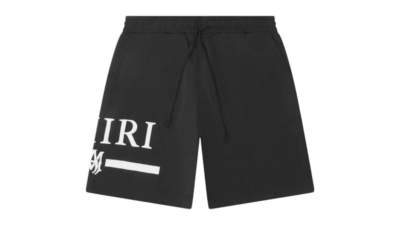 AMIRI Kids' MA Bar Logo Swim Shorts Black