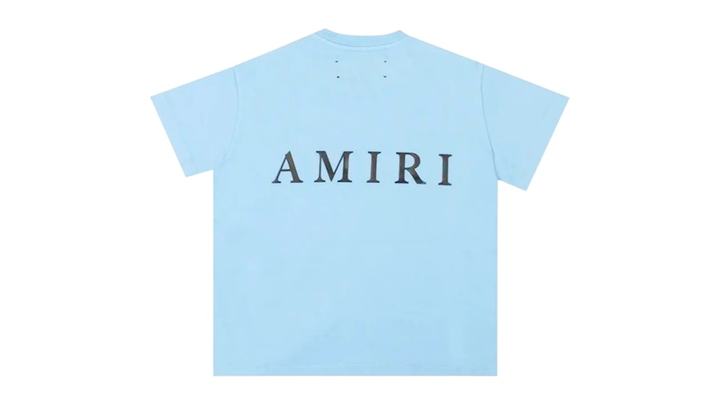 AMIRI Kids' MA Logo Tee Baby Blue
