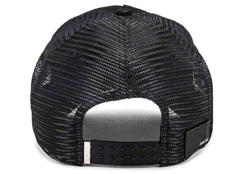 AMIRI Logo Core Trucker Hat Black/Red