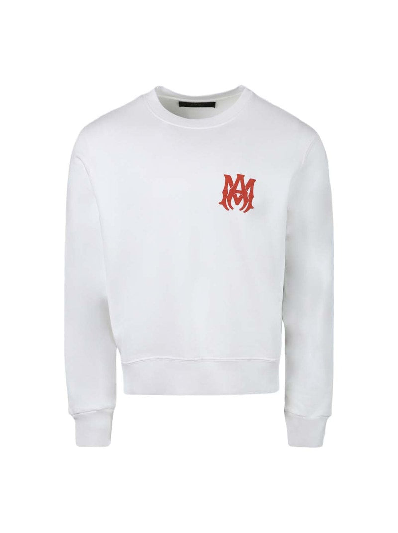 AMIRI MA Logo Crewneck White