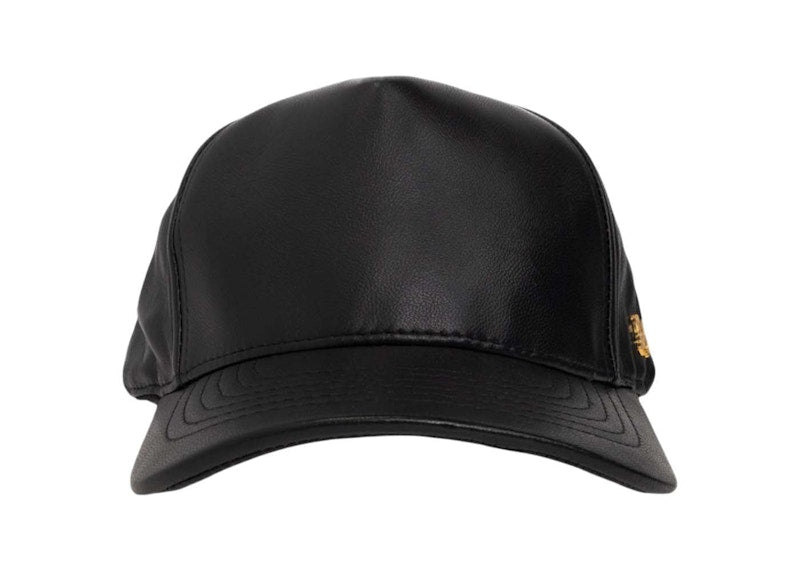 AMIRI MA Pin Full Leather Hat Black