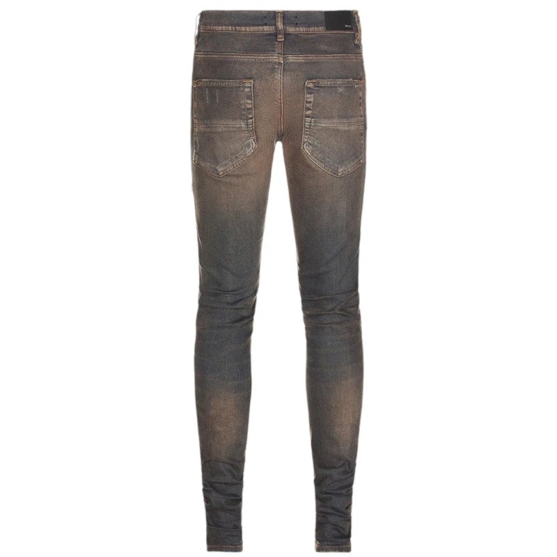 AMIRI MX1 Plaid Jeans Dark Indigo