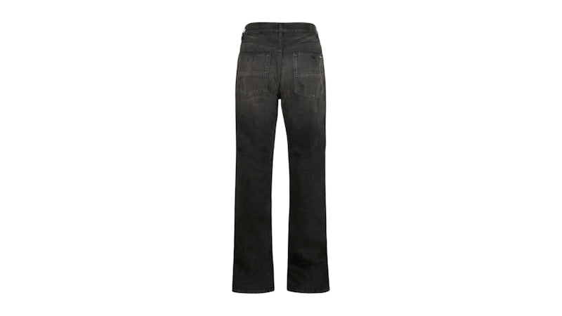 AMIRI Ma Bar Logo Straight Jean Black