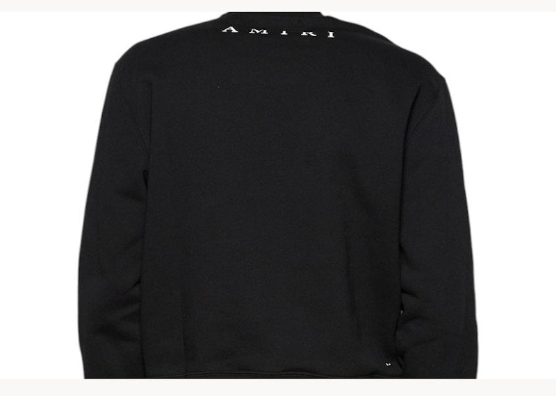 AMIRI Micro MA Bar Crewneck Black