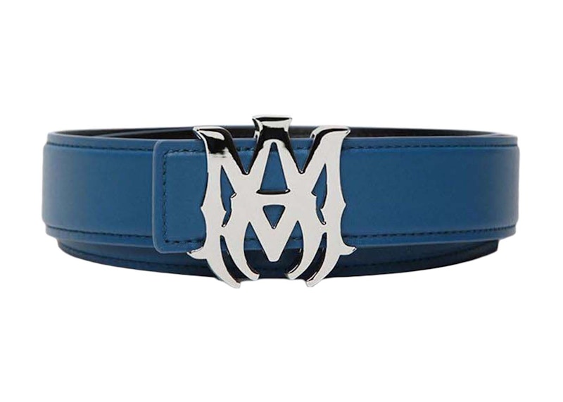 AMIRI Nappa MA 4CM Belt Blue