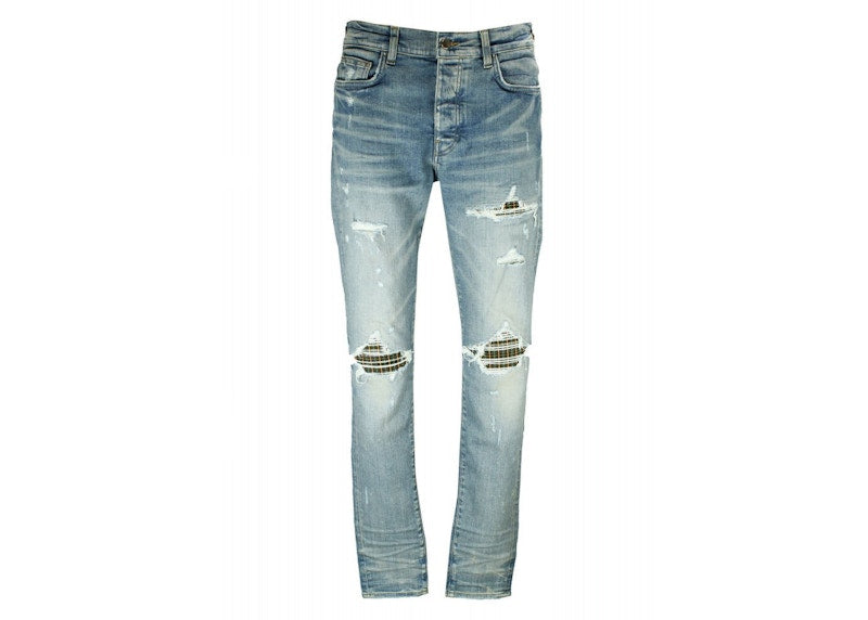 AMIRI Plaid MX1 Jeans Clay Indigo