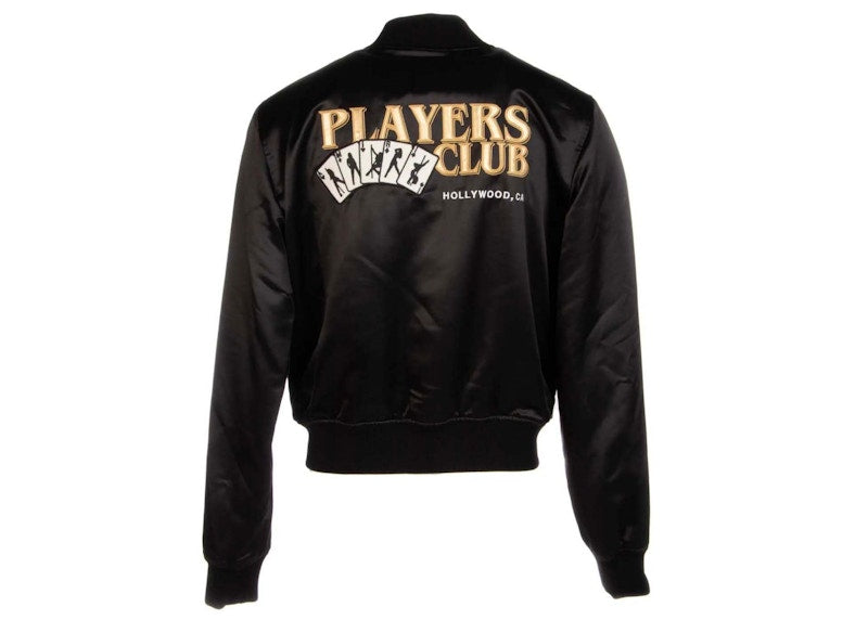 AMIRI Players Club Bomber Jacket Black