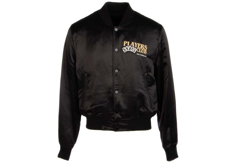 AMIRI Players Club Bomber Jacket Black