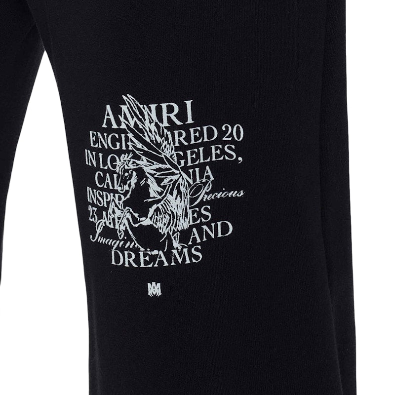 AMIRI Precious Memories Sweatpants Black