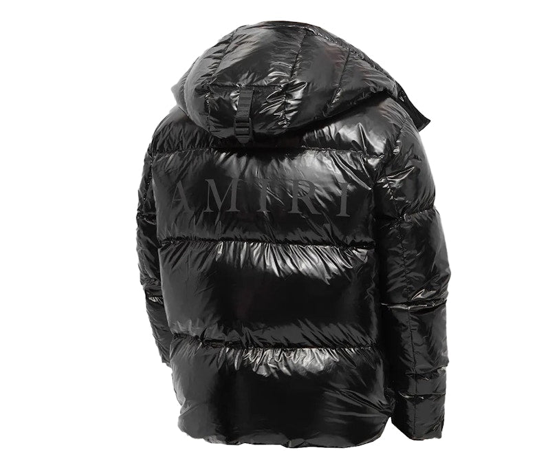 AMIRI Print Down Jacket Black