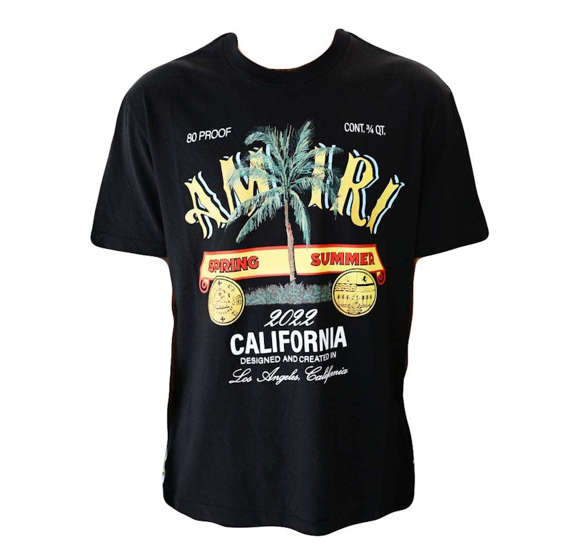 AMIRI Rum Label T-shirt Black