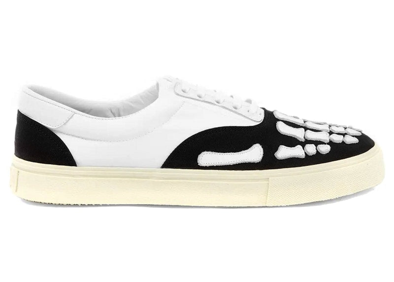 AMIRI Skel Toe Lace Up Black White