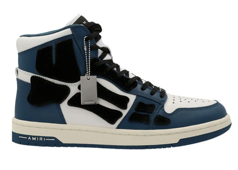 AMIRI Skel Top Hi Navy White