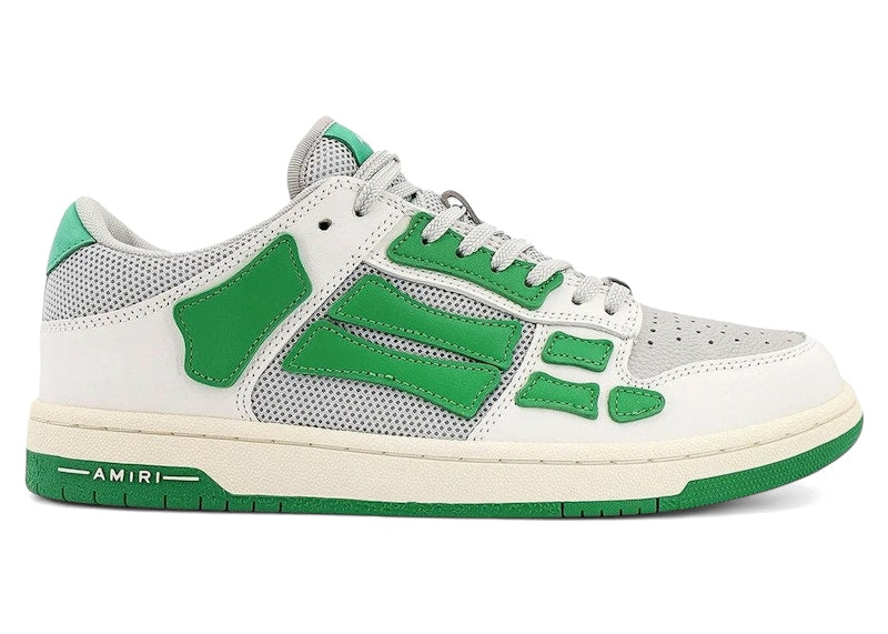 AMIRI Skel Top Low White Green Mesh