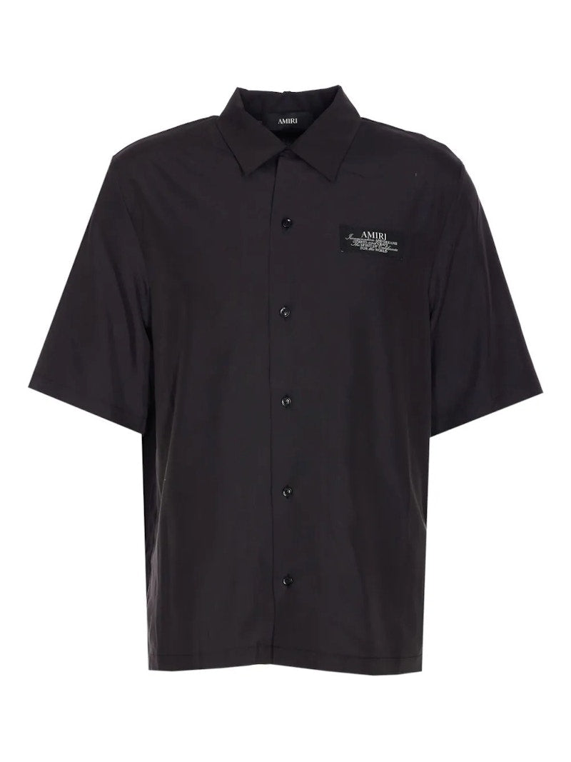 AMIRI Spirit Bowling Shirt Black