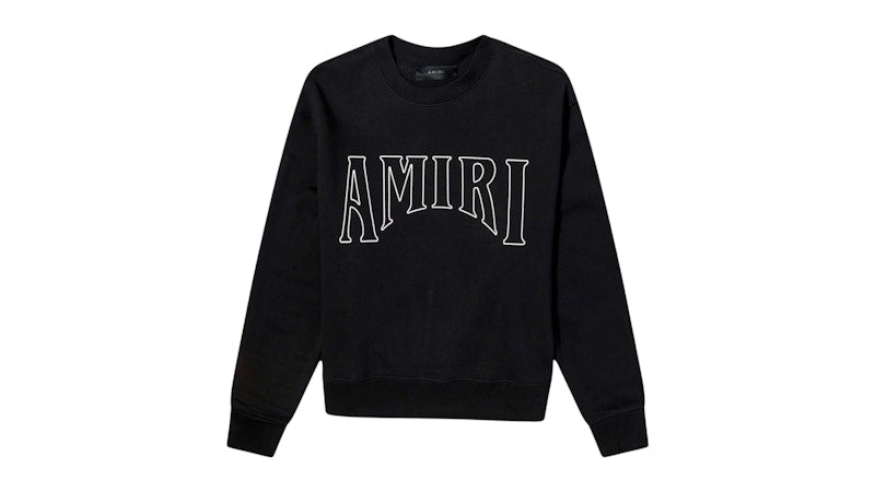AMIRI Sun Graphic On Back Sweatshirt Black