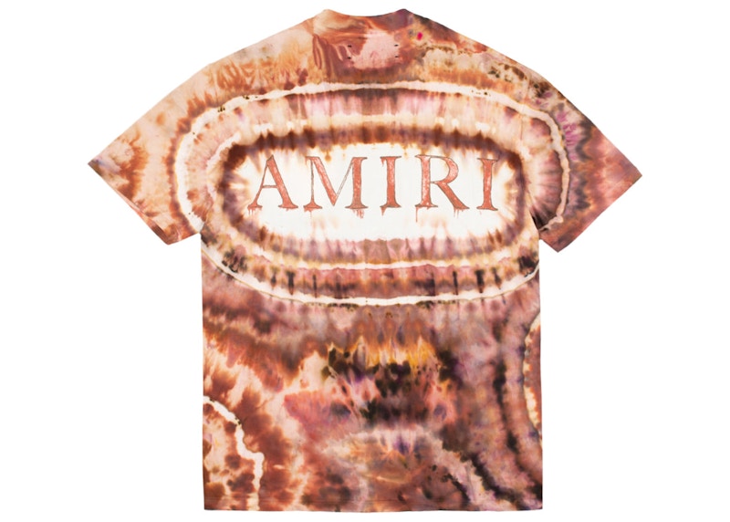 AMIRI Tie Dye Watercolor MA T-shirt Brown