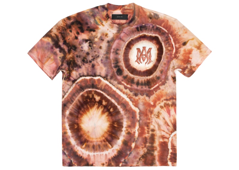 AMIRI Tie Dye Watercolor MA T-shirt Brown
