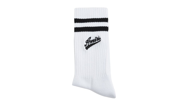 AMIRI Varsity Script Sock Black