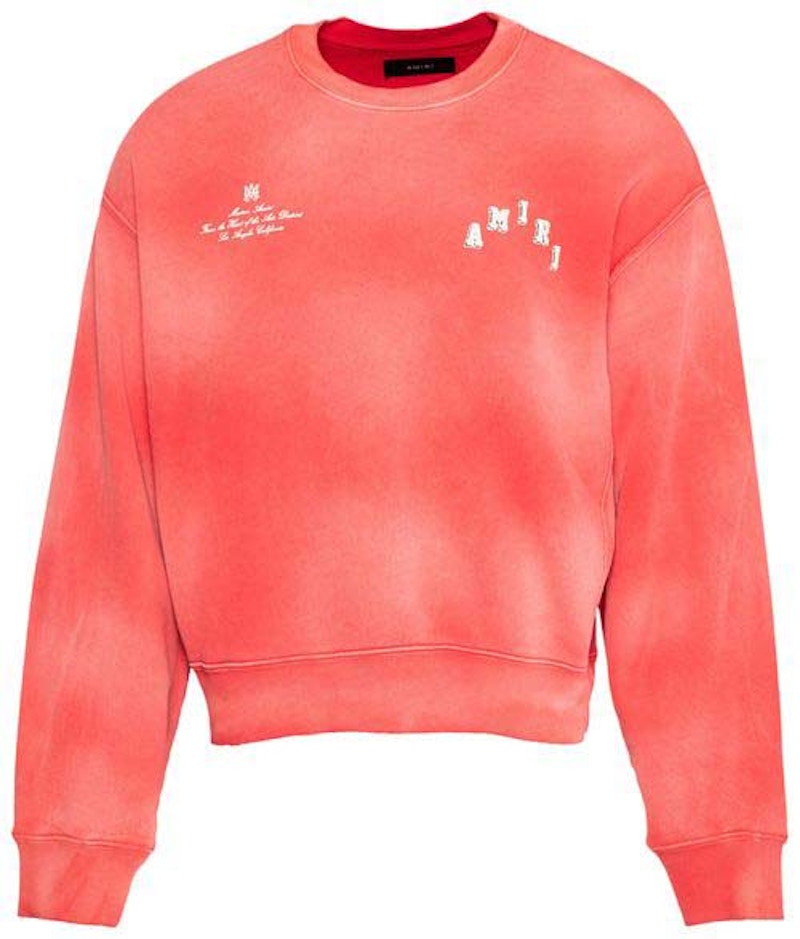 AMIRI Vintage Collegiate Crewneck Red
