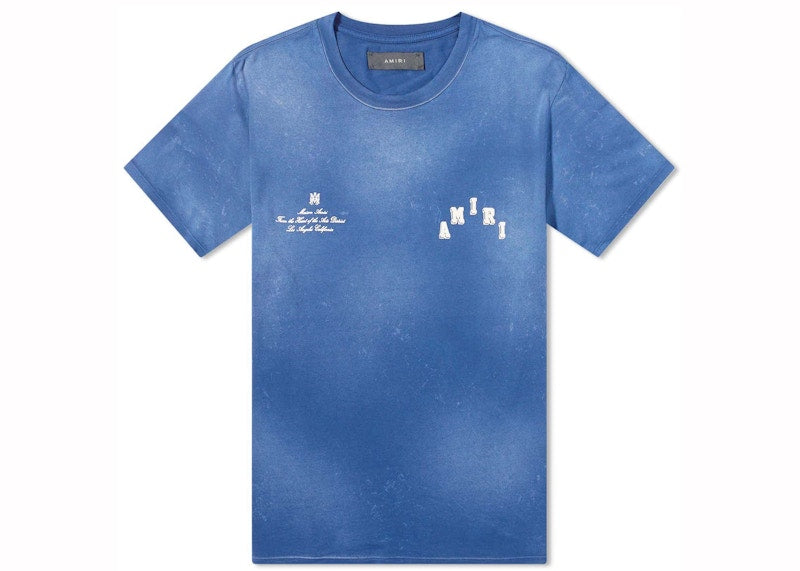 AMIRI Vintage Collegiate T-Shirt Blue