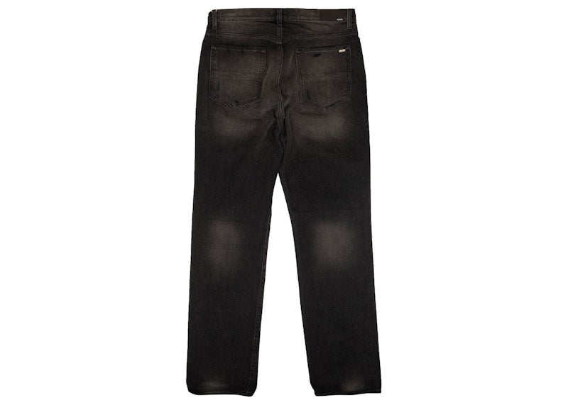 AMIRI Vintage Loose Stack Straight Fit Jeans Black