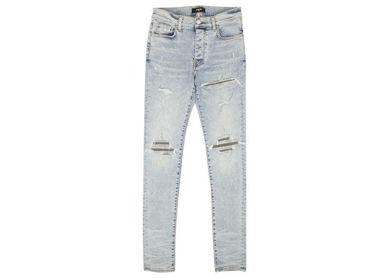 AMIRI Vintage MX1 Irridescent Skinny Jeans Blue